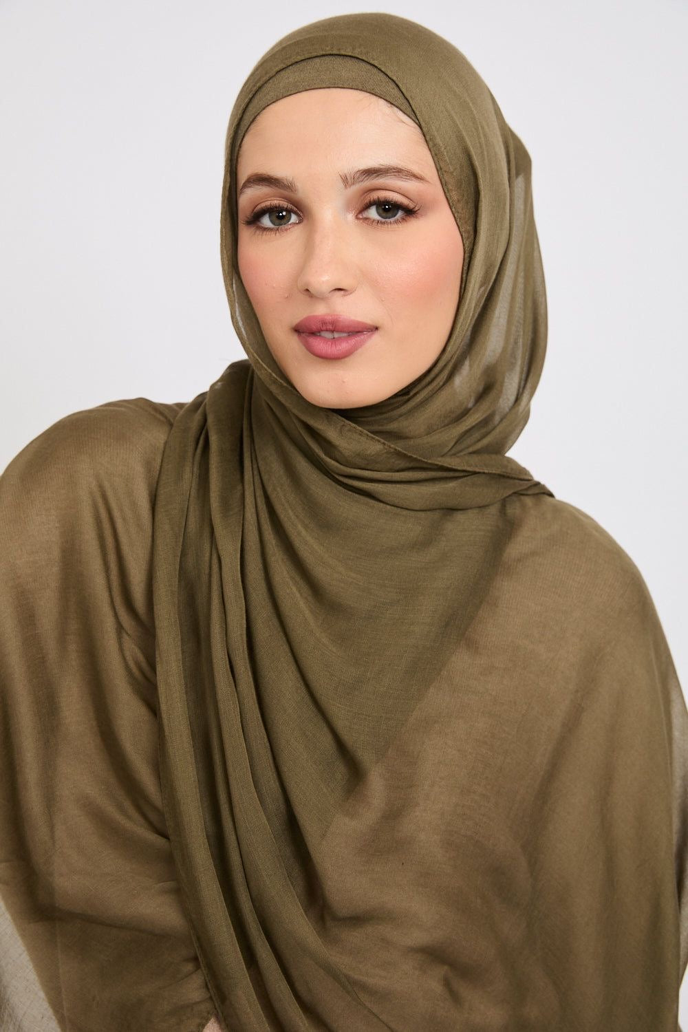 Modal Şal light olive