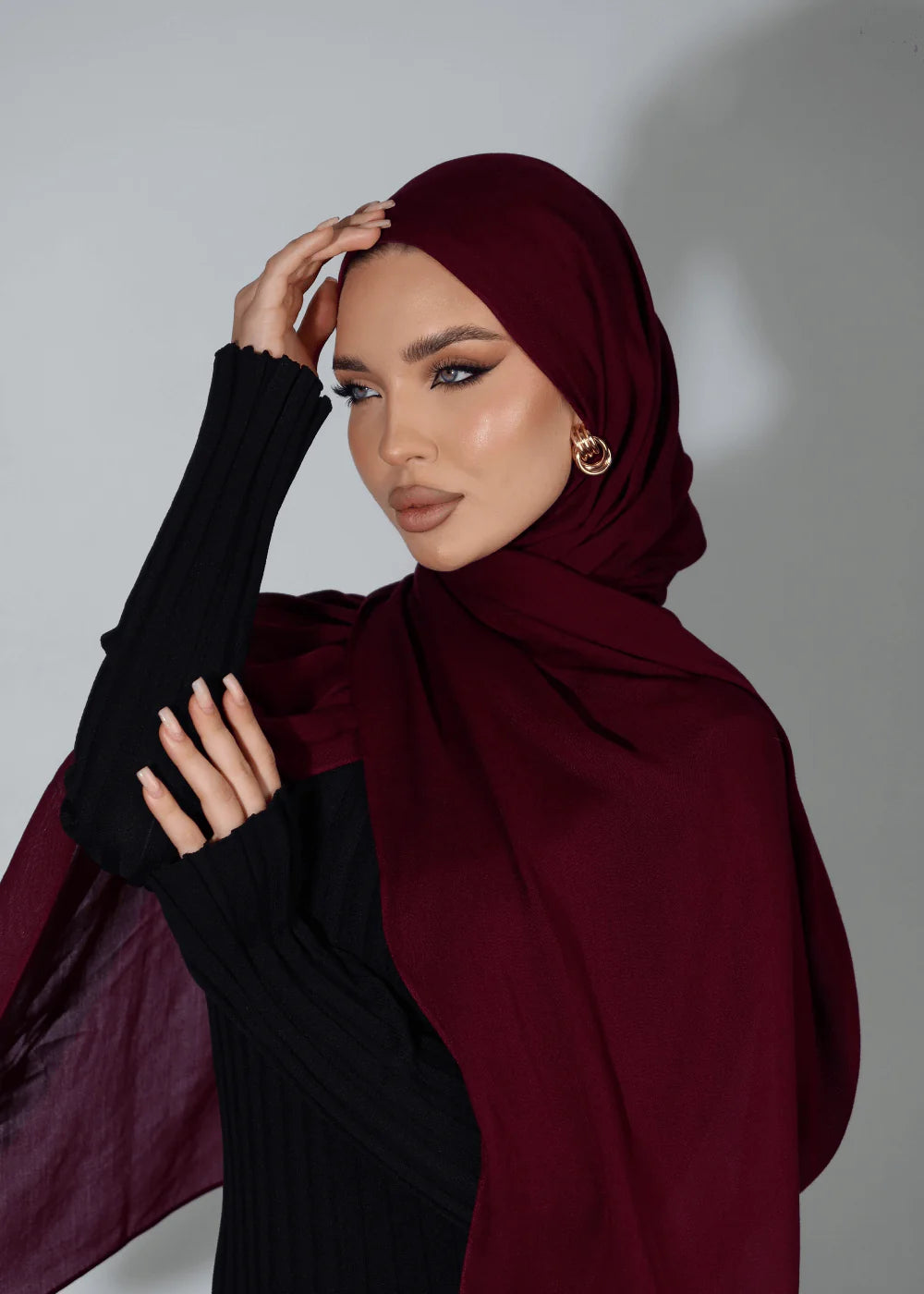 Modal Şal Bordo